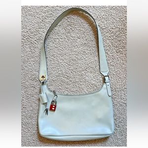 BALLY “Lucinda” Lock Charm Purse/Bag - Sage Green - Leather - Made in Italy